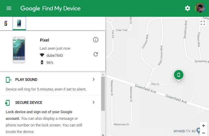 find my device